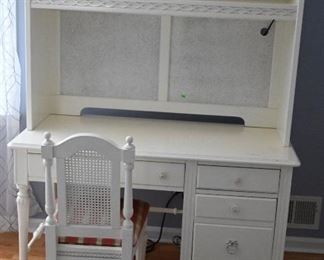 hooker white desk hutch and chair