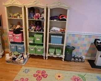 hooker white shelves