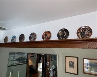 Norman Rockwell plate collection