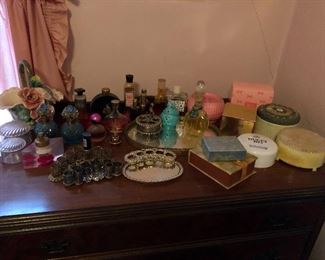 Perfumes and dresser jars