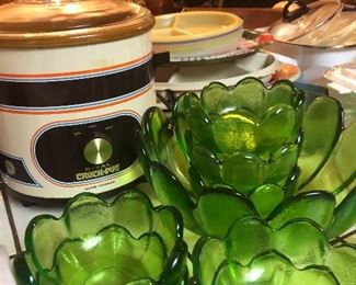Green bowl set MCM
