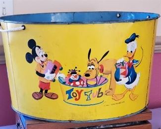 Vintage Disney Toy Tub