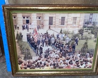 114th Infantry Helps Escort the President Photo $25.00 Framed