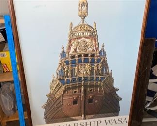The Warship Wasa Large Print Framed $50.00