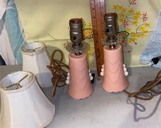 Both Pink Lamps $40.00