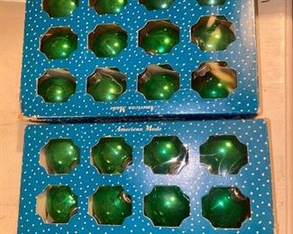 Green Ornaments $15.00