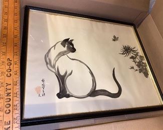 Cat Asian Art $18.00