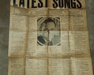 Antique NJ Dance Hall Poster (1930s ORIGINAL!)