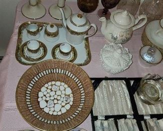 Assorted China, Glassware, and Crystal