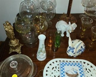 Assorted Glassware