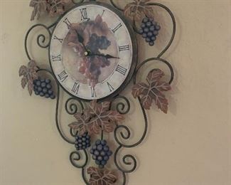 Grape clock