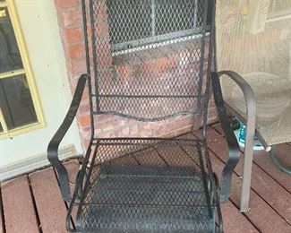 Metal outdoor chair
