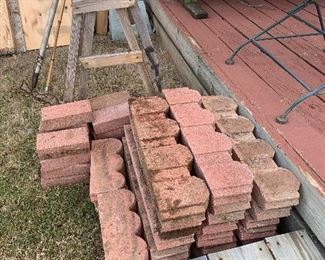 Brick edging material