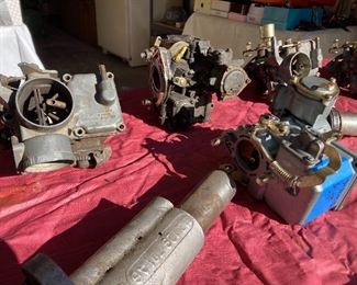 1-barrel carbs, some complete, some parts