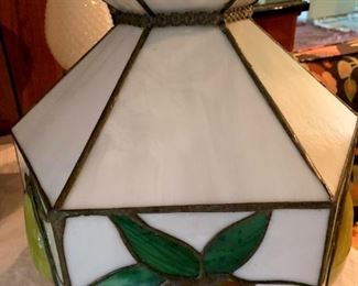 Vintage Tiffany Style Hanging Lamp!
