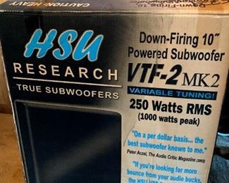 HSU #VTF MK2 Subwoofer Not Working Parts Only!
