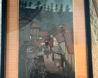 Nocturnal Japanese Woodblock Print!