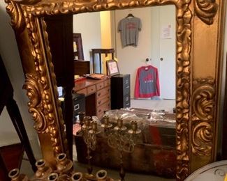 Ornate Gold Mirror!