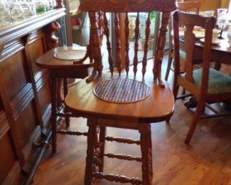 2 of these swivel bar stools