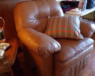 leather recliner