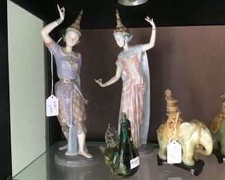 Pair of Lladro Thai Figurines $495 for the pair