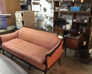 Vintage Mahogany Sofa $295