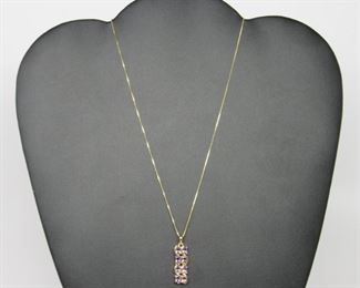 2ct amethyst necklace