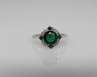 2.33 ct emerald ring