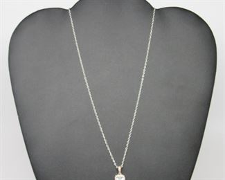 2ct topaz designer necklace