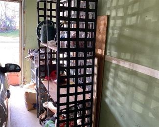 Wrought iron bakers/wine rack