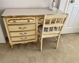 vintage french provincial desk