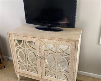 Mirrored wooden dresser, 2 available