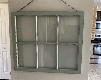 wall art windowpane