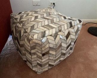 fabric hassock
