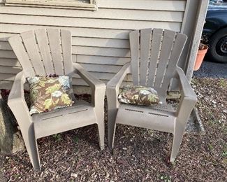 Resin adirondack chairs