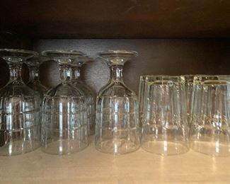 drinking glasses