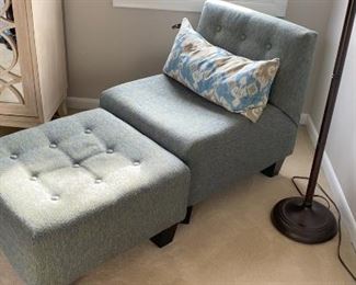 chair and ottoman