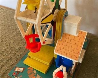 Vintage Fisher Price Little People ferris wheel