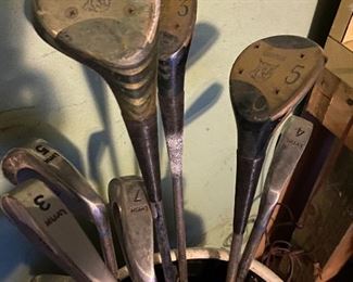 vintage Lynx golf clubs