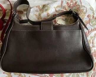 Coach leather handbag