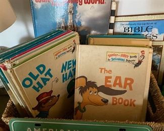 vintage Dr. Seuss books