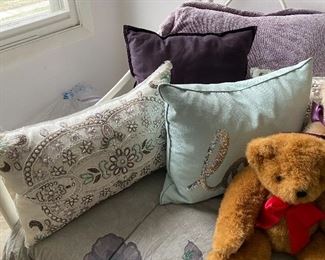 throw pillows