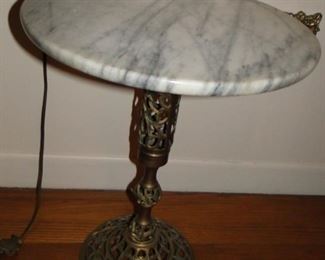 Small marble top table 