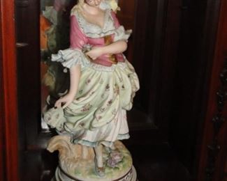 Bisque Woman Figurine