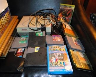 Nintendo System with Games