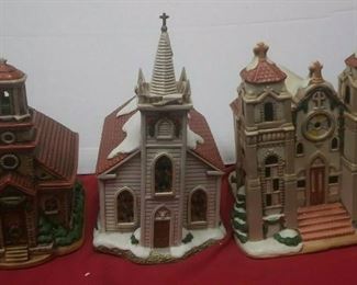 https://www.ebay.com/itm/114531788896	GN3084 LOT OF THREE USED CERAMIC LEFTON CHURCH BUILDINGS , COLONIAL VILLAGE		 Buy-IT-Now 	 $55.00 
https://www.ebay.com/itm/124450462979	GN3085 LOT OF THREE USED VINTAGE CERAMIC LEFTON BUILDINGS , COLONIAL VILLAGE		 Buy-IT-Now 	 $55.00 
