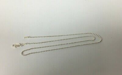 https://www.ebay.com/itm/124185082339	KB0149: Sterling Silver Bead Chain 16"		 Buy-IT-Now 	 $9.99 
