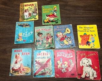 https://www.ebay.com/itm/114398471199	LX2077: 10 Whitman Children's Books ASIS Rover, A Little Mother Goose, Telling T		 OBO 	 $19.99 
