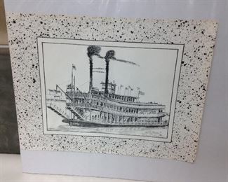 https://www.ebay.com/itm/124437142240	LY0014 New Orleans Riverboat Natches 1980 George B Luttrell Print		 Buy-It-Now 	 $20.00 
