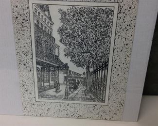 https://www.ebay.com/itm/114515152151 LY0018 Jackson Square New Orleans 1980 George B Luttrell Print 12"X16" Buy-It-Now $20.00